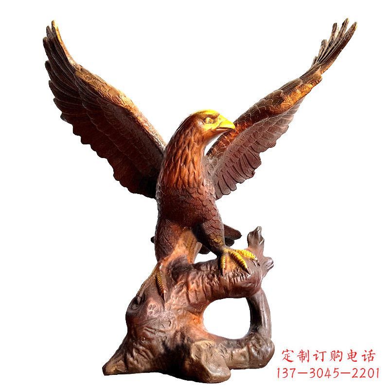 金华中领雕塑推出的老鹰展翅铜雕绝对是一件可以…