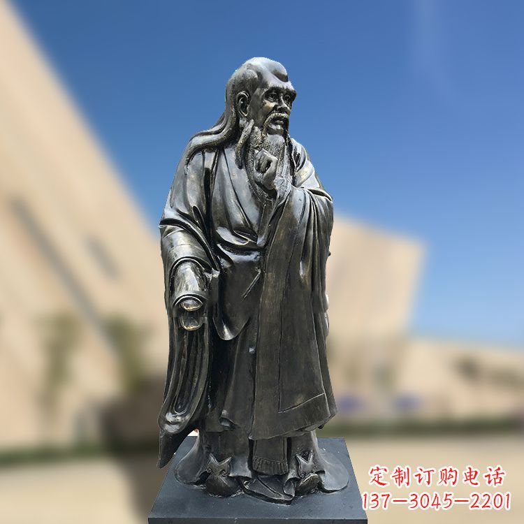 金华精美老子雕像,体现哲学思考之美