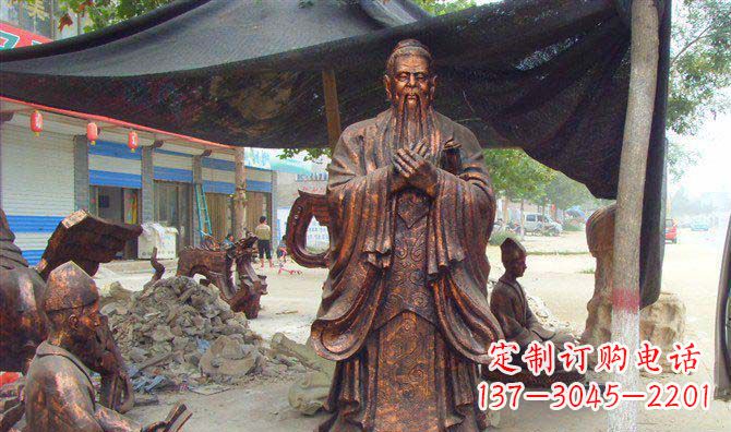 金华老子古代名人铜雕