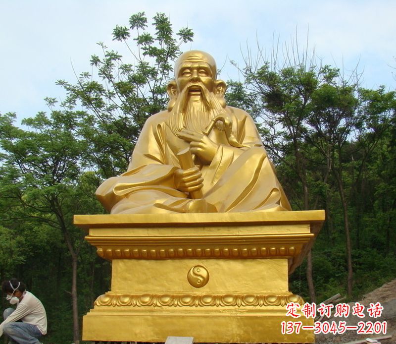 金华拥有传统文化精髓的老子铜雕