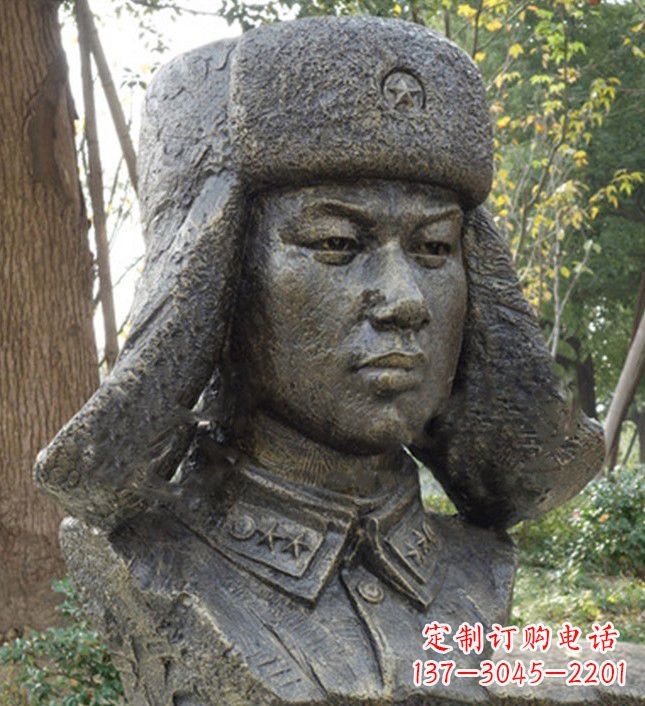 金华雷锋头像铜雕塑