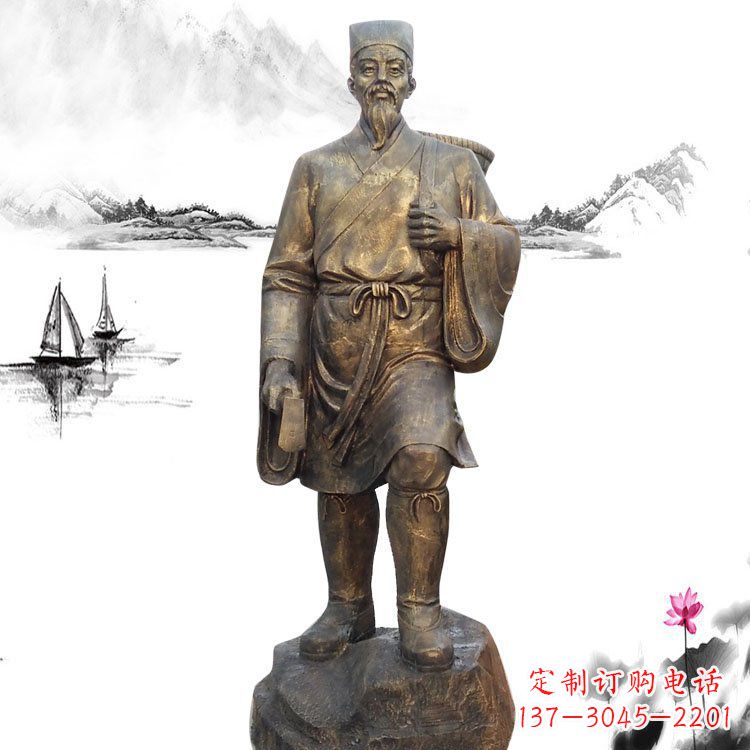 金华精美李时珍雕塑,为您的生活增添更多艺术色彩