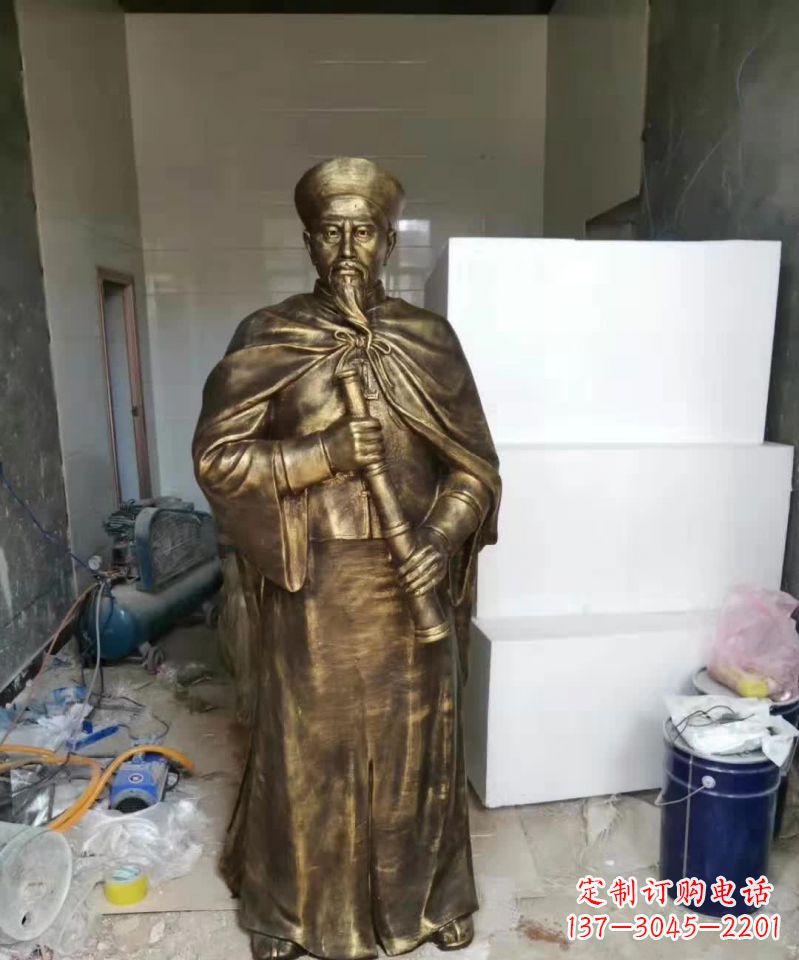金华荣耀中国历史人物——林则徐铜雕