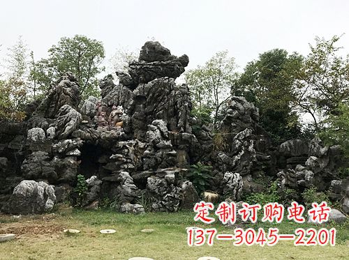 金华灵璧石假山
