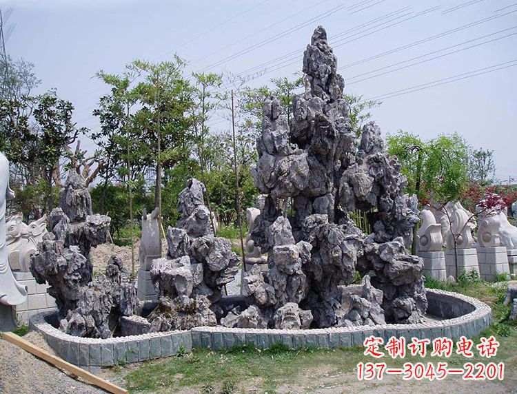 金华灵璧石奇石假山