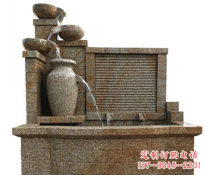 金华中领雕塑专业定制水槽庭院石雕摆件,它们是…