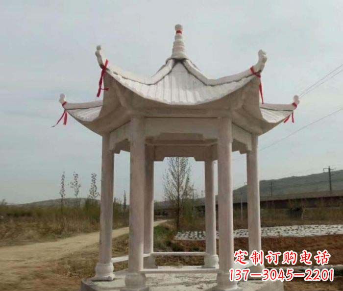 金华凉亭雕塑定制--领雕塑