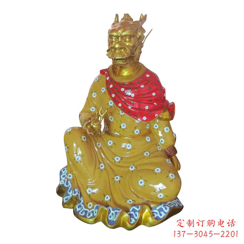 金华龙-玻璃钢彩绘生肖雕塑