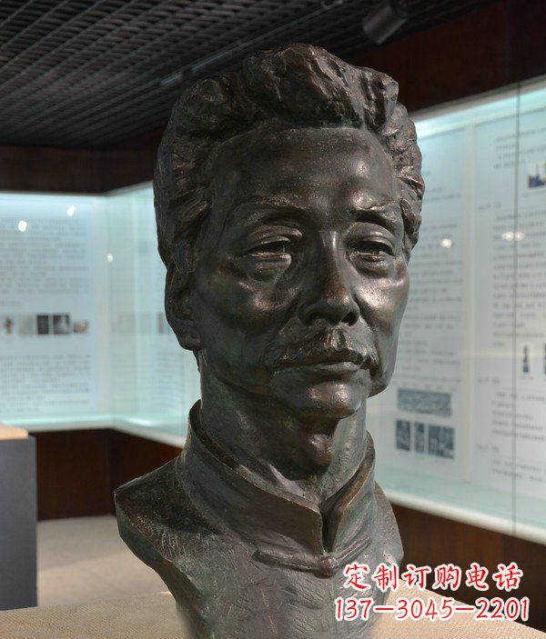 金华鲁迅名人铜雕雕塑—传承文化,永久纪念