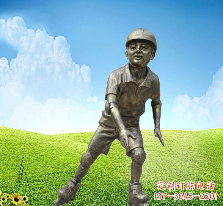 金华领雕塑:儿童公园里的铜雕精灵