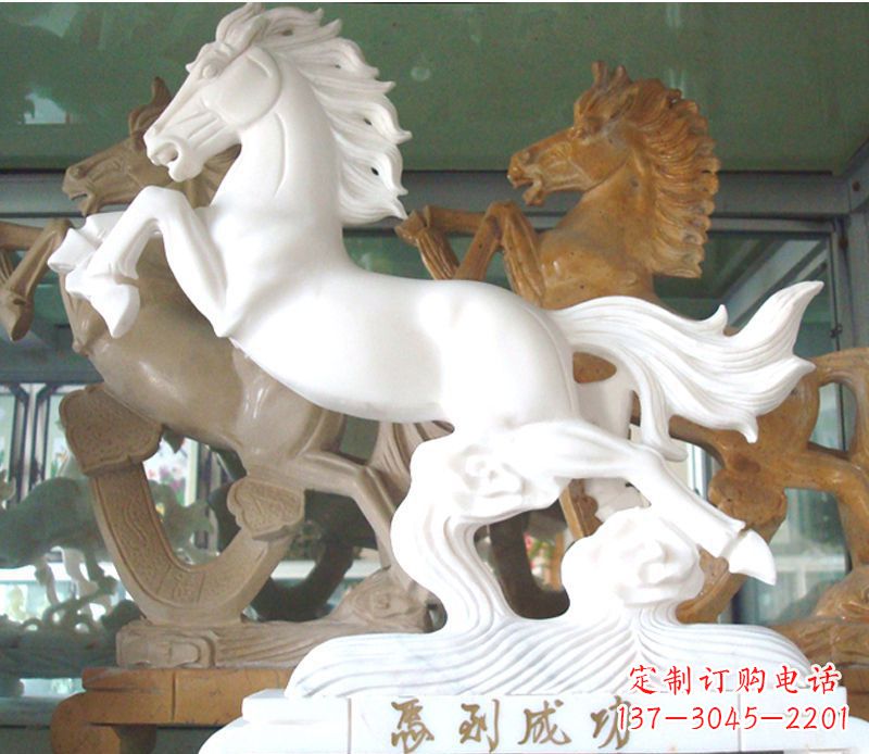 金华精美马到成功景观石雕