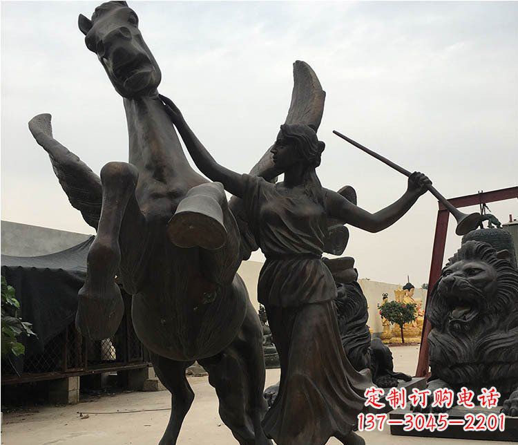 金华精美马动物铜雕摆件