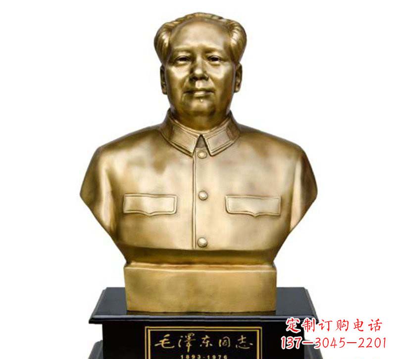 金华毛泽东头像铜雕