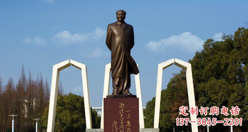 金华纪念性毛主席铜雕,您的精致礼物