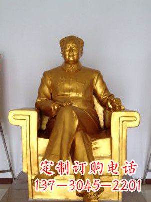 金华毛主席铜雕塑——艺术细节表达人民热爱