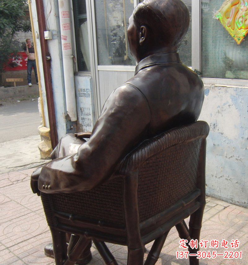 金华伟大领袖铜雕塑,缅怀毛主席伟大的一生