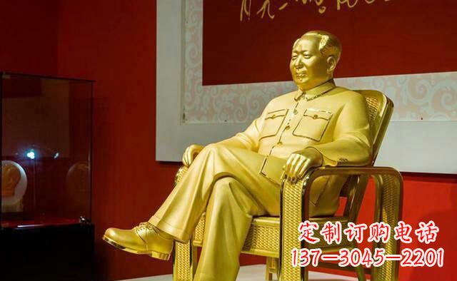 金华雕刻毛主席偉人銅像,傳遞壹代領袖偉大革命精神
