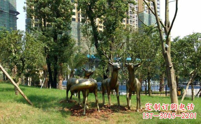 金华青铜雕刻的梅花鹿,给您的生活带来另一种美感