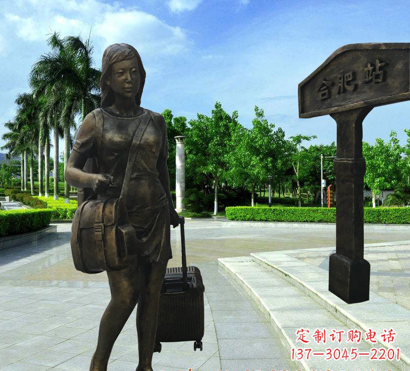 金华美女人物铜雕222