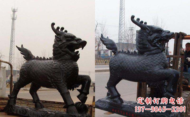 金华艺术精灵---麒麟神兽铜雕