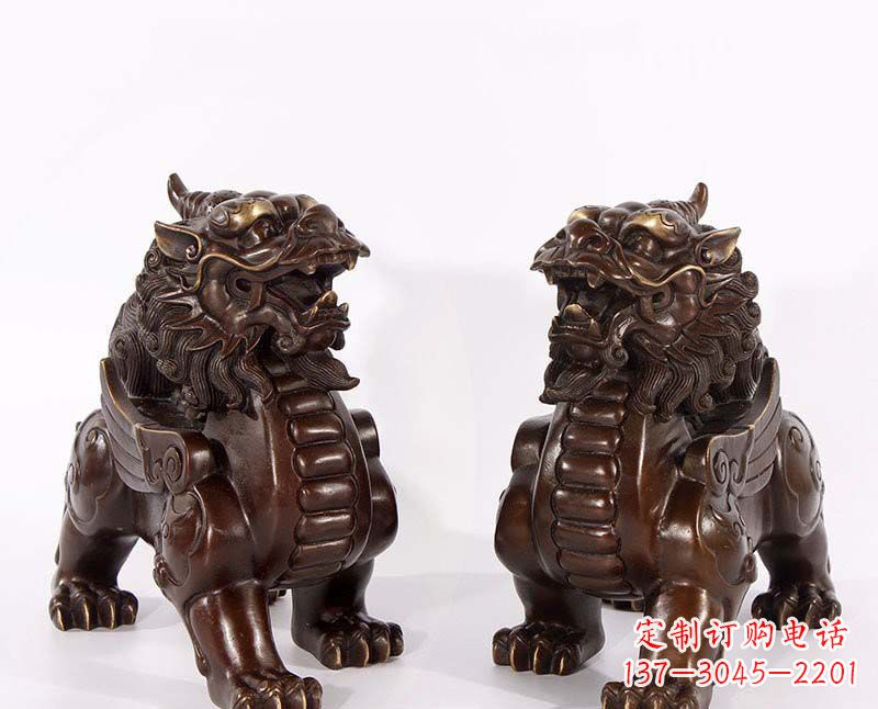 金华弘扬中国传统文化,神兽貔貅铜雕