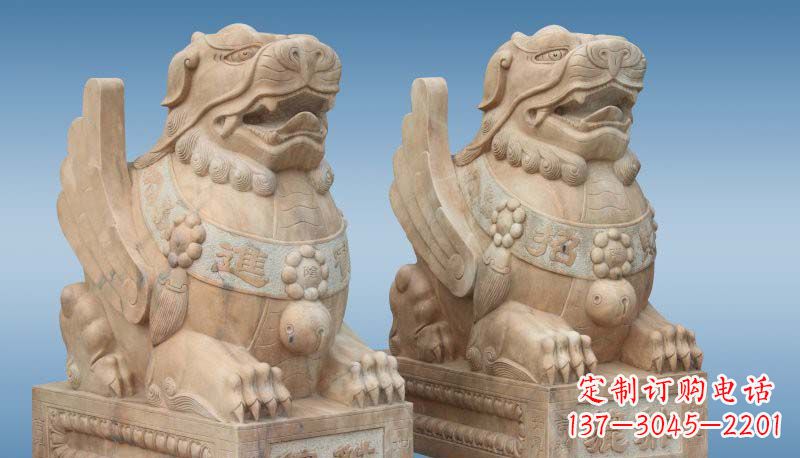 金华中领雕塑:传承古老传统,精心雕琢貔貅石雕