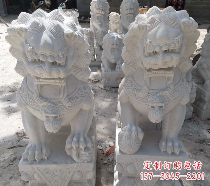 金华象征力量的狮子雕塑