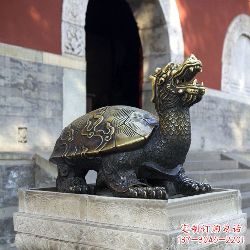 金华弥勒佛坐赑屃雕塑,神秘而古老