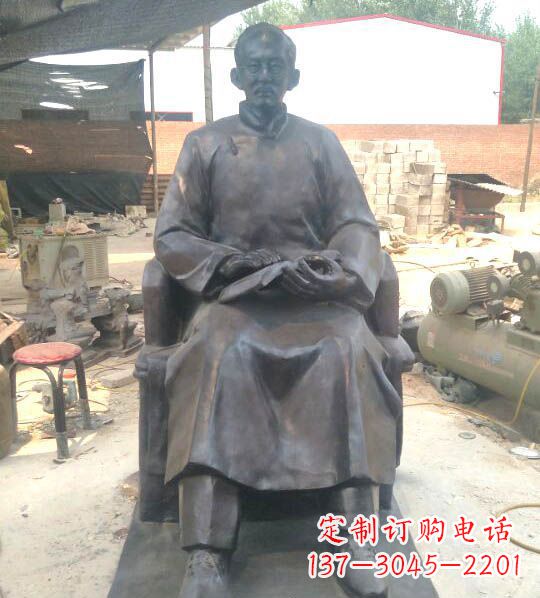 金华蔡元培铜雕:让你的精神耀眼发光