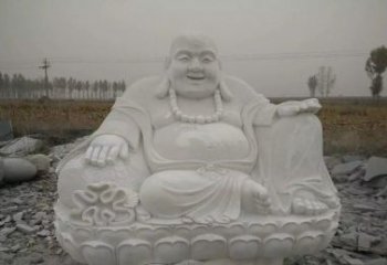 金华质感非凡的汉白玉弥勒佛雕塑