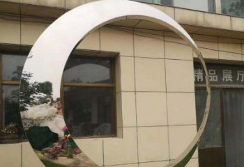 金华完美的不锈钢圆环雕塑