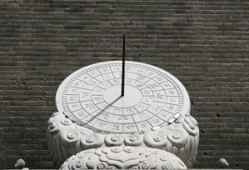 金华花岗岩古代计时器日晷雕塑