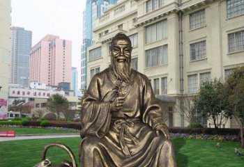 金华精美古典——华佗古代名人铜雕