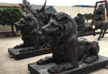 金华汇丰手工铸铜狮子雕塑