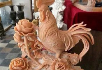 金华国家元素：吉祥如意公鸡石雕