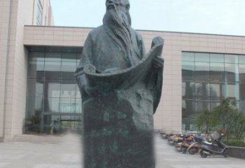 金华老子校园名人铜雕——精雕细琢，百年不朽