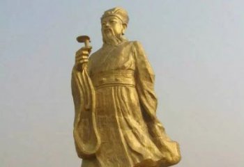 金华精美绝伦的李时珍铜雕