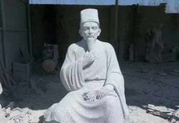 金华精美绝伦的李时珍坐式雕塑
