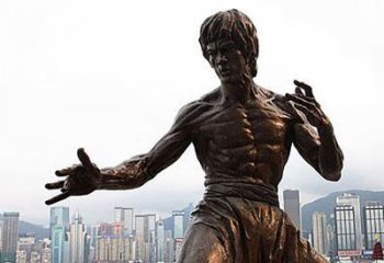 金华李小龙铜雕，为您展现明星的精彩！