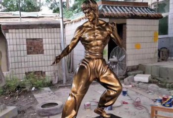 金华传承经典，荣耀李小龙——中领雕塑李小龙人物铜雕