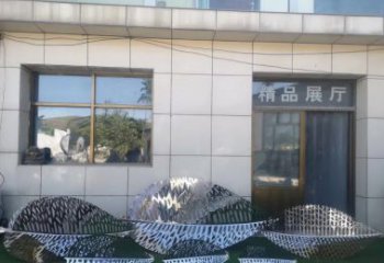 金华镂空不锈钢树叶雕塑