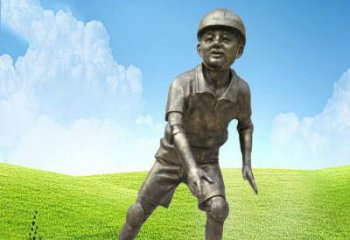 金华领雕塑：儿童公园里的铜雕精灵