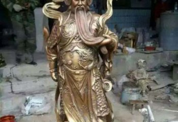 金华精致的关公铜雕，礼品艺术之美