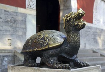 金华弥勒佛坐赑屃雕塑，神秘而古老
