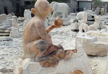 金华精美猴子石雕，带来浓浓的节日气息