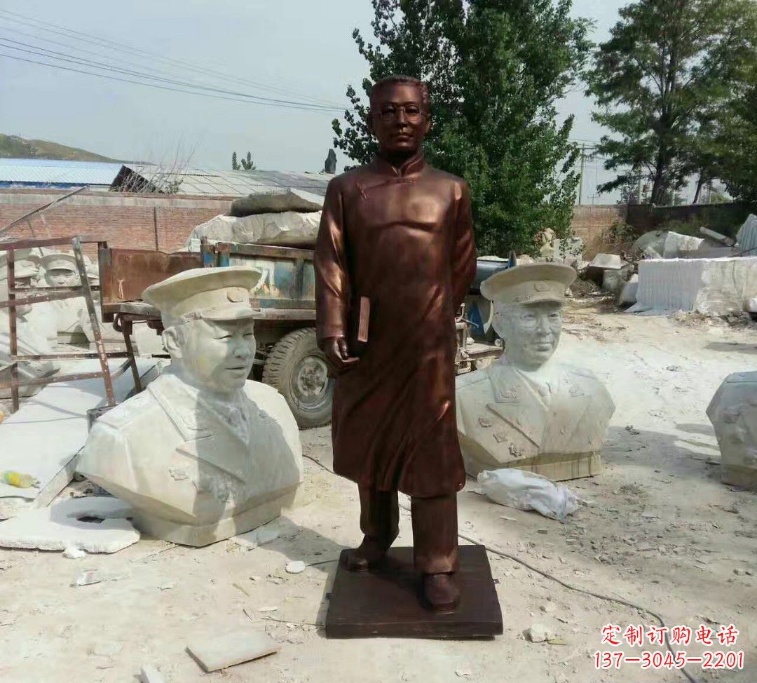 金华匠心精神打造经典陶行知雕塑