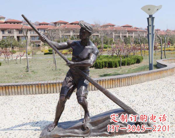 金华传道受业解惑的男子雕塑