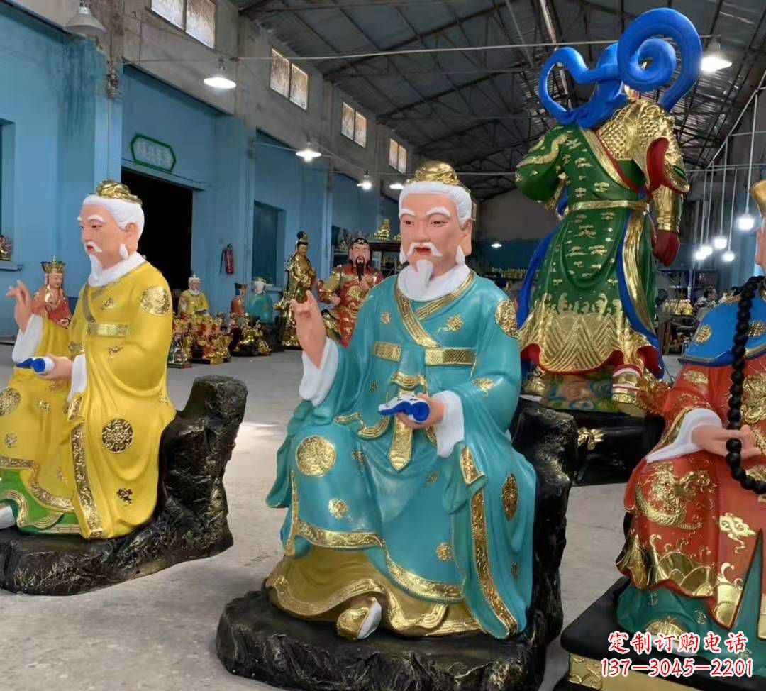 金华南斗北斗玻璃钢彩绘佛像雕塑