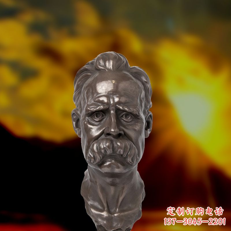 金华尊贵的尼采铜雕头像