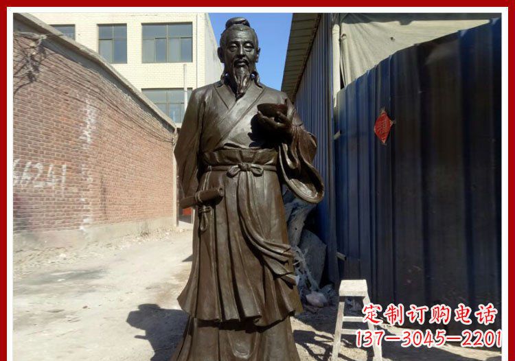 金华中领雕塑的精品杜康铜雕将传统文化与现代工…